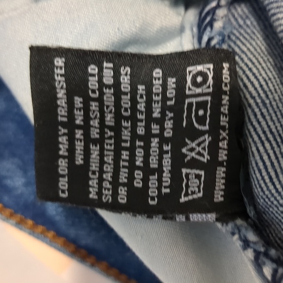 Wax Jean collection Women Mom Stretch blue distressed Jeans Size 7/28 - Picture 11 of 11